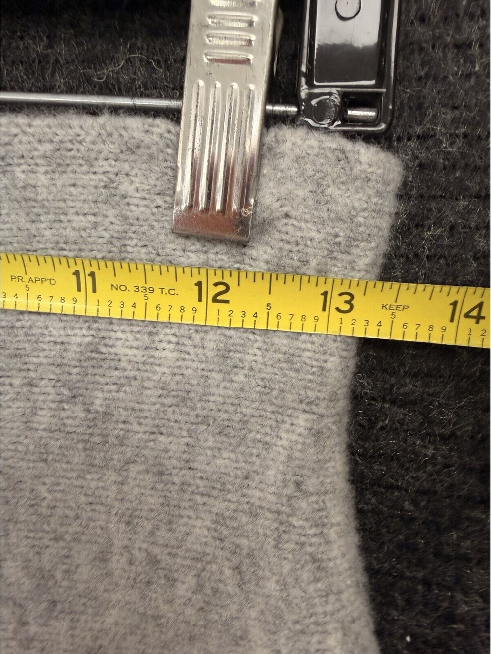 Uniqlo Wool Blend A-Line Skirt Sz XS Grey Elasticized Waist - Picture 4 of 5